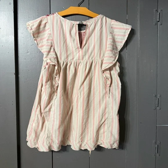 Knox Rose Red and White Embroidered Top - Picture 7 of 9